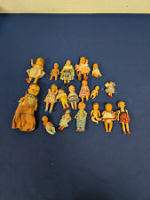 18 alte DDR Puppenstubenpuppen
