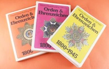 3 x Bewertungskatalog Orden & Ehrenzeichen 1800-1945 Nimmergut