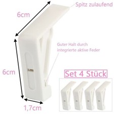 Tischdecken Halter aktiv gefedert Set 4 St