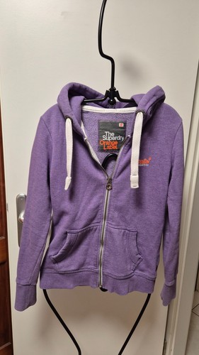 Superdry sweaterjacke lila - sweaterjacke,