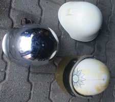 Konvolut Sammlung 3 Stück Fw Feuerwehr Helm DDR ZV Polizei Hamburg