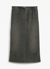 Neu stretch jeansrock lang - jeansrock,