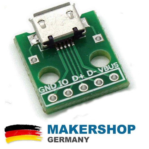 Micro usb breakout modul - breakout,