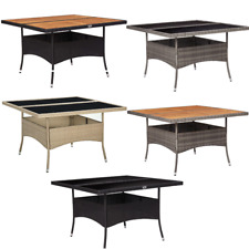 Garten Esstisch Poly Rattan