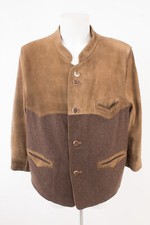 MEINDL Herren Jacke Trachtenjacke Janker Gr. 28 Wolle Leder
