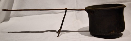 Antiker stieltopf kupfer mit - antiker,