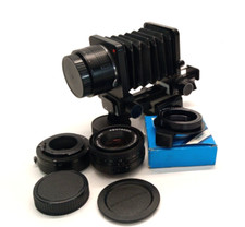 Balgengerät BX20 inkl. Prakticar Pentacon 1:2.4, 50mm Linse und Adapter B/M42