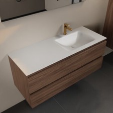 corian waschtisch set weiß