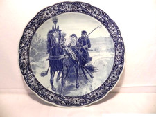Grosser Keramik Teller Delfts Holland  Wandteller  Petrus Regout Maastricht 