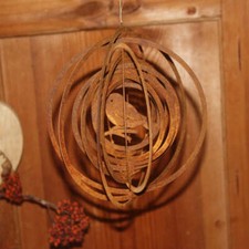 Rost Deko Vogel Windspiel