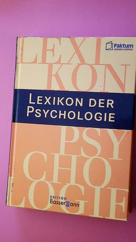 202855 lexikon der - der, psychologie