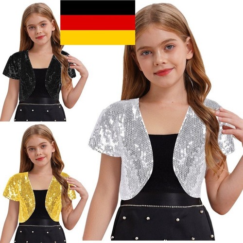 Kinder mädchen glitzer bolero - mädchen,