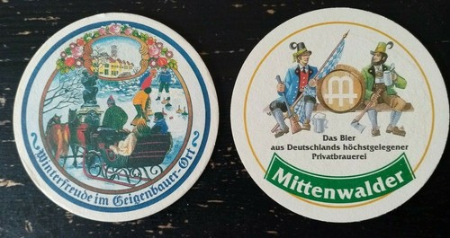Bierdeckel mittenwalder - bierdeckel,