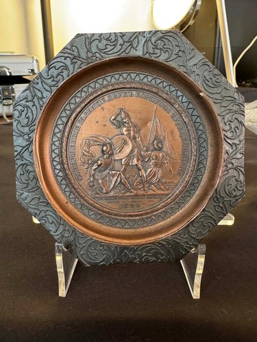 Russische kupfer relief - russische,