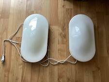 2 Stück iGuzzini Wandleuchte / Deckenleuchte 5346  2 X 9 Watt Weiß