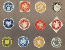 Konvolut siegelmarken - 12,