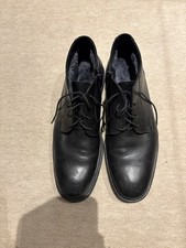 Winter-Businessschuhe, Lloyd, schwarz, Gr. 12,5, Leder, Lammfell, gebraucht