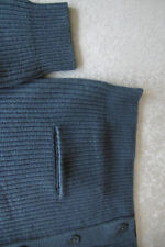 Dicke Strickjacke Naturmoden Peter Hahn Kaschmir blau Gr42/44 Patent Top Zustand