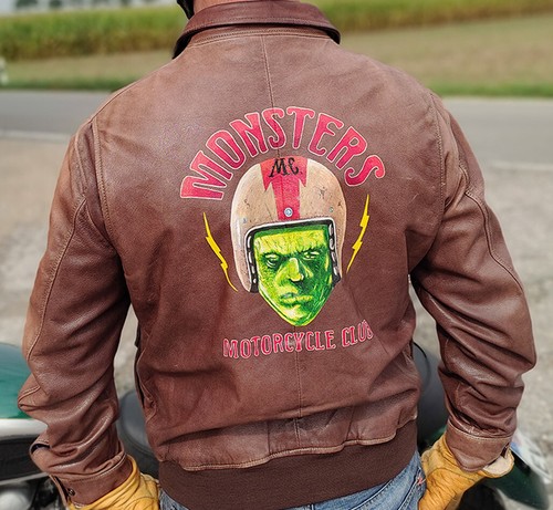 Lederjacke motorradjacke l - lederjacke,