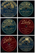 3x "Humor auf Schellackplatte"