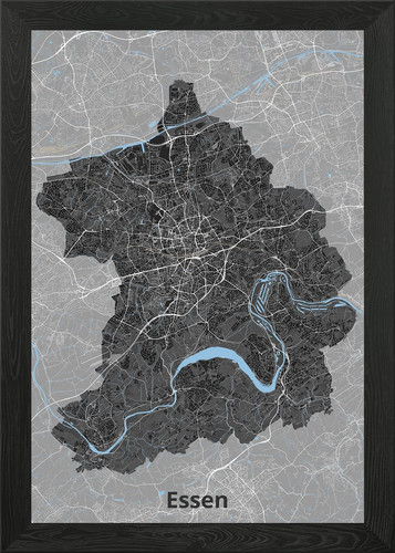 Karte von essen deutschland - von,