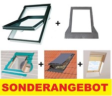 FAKRO Konzern 3-FACH Kunststoff Dachfenster + Eindeckrahmen ✅ISOLIERSET GRATIS✅