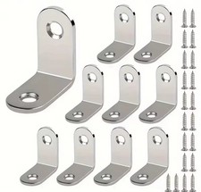 10x Winkelverbinder Edelstahl