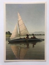 AK Rosenheim Klepper Werke Reklame Kleppermantel Boot Zelt 