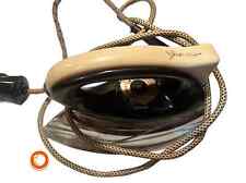 1950er Bügeleisen Grossag Bakelit VINTAGE braun-weiß Germany