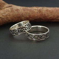 Keltischer Knoten Ring Silber