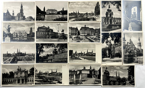 Postkarten lot dresden - postkarten,