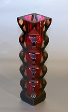 Böhmische Exbor Blockvase