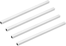 4 Stück Alu Vierkantrohr