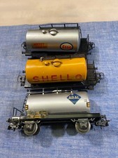 Märklin H0 Wagon-Set Kesselwagen Tank 3 Stk Shell Esso  Aral