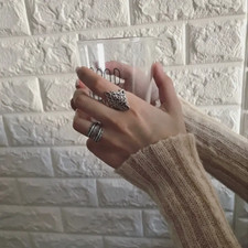 925 Silber Offener Damenring