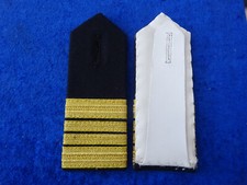 Bundeswehr Marine Schulterklappen für Hemd/Jacke weiß Stabskapitänleutnant OF-2