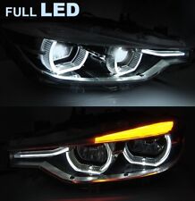 VOLL LED SCHEINWERFER für BMW F30 F31 LCI 07/2015-2018 schwarz Tagfahrlicht Satz