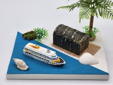 Geldgeschenk Kreuzfahrt Schatztruhe Schiffsreise Ferien Geburtstag Hochzeit