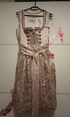 Marjo dirndl beige gold 40 - dirndl,