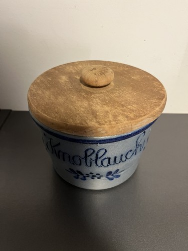Steingut topf mit deckel - mit,