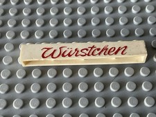 Lego,alt,bedruckter Stein,50er, Würstchen (12)