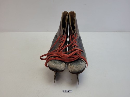 Schlittschuhe leder metall - leder,