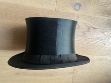 Antiker Chapeau Claque  Klapp Zylinder Hut Fasching Karneval