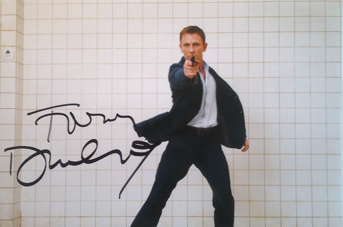 Daniel craig orig autogramm - craig, orig.
