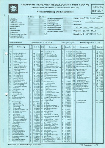 Datenblatt einstelldaten - datenblatt,