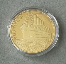 Gedenk medaille rms titanic - gedenk,