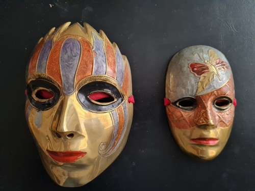 Venezianische masken - 2x,