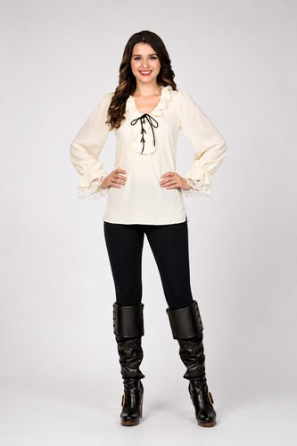 Piraten renaissance bluse - renaissance,
