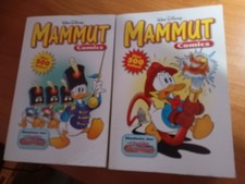 2 x WALT DISNEYS Mammut Comics