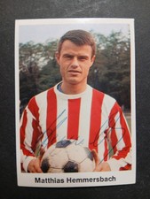 Matthias Hemmersbach  1. FC Köln Bergmann Fußball 70/71 ungeklebt handsigniert